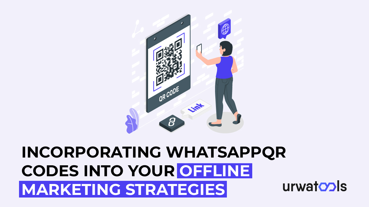 통합 WhatsApp 오프라인 마케팅 전략에 QR 코드