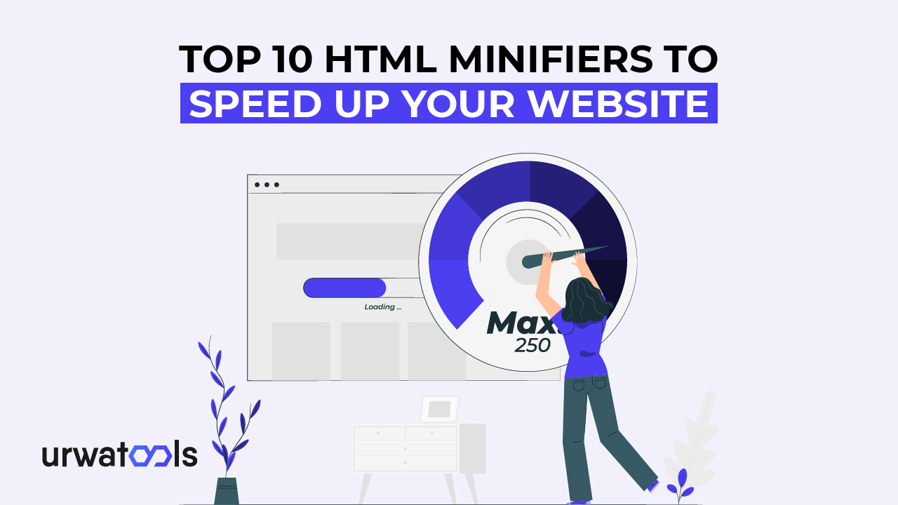 웹사이트 속도를 높이는 상위 10개 HTML 축소기