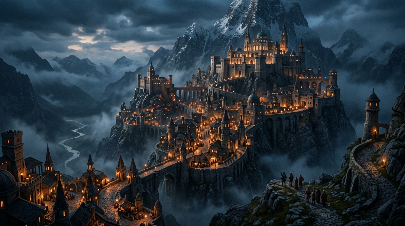 How to Turn Fictional Places into Cinematic Environments
