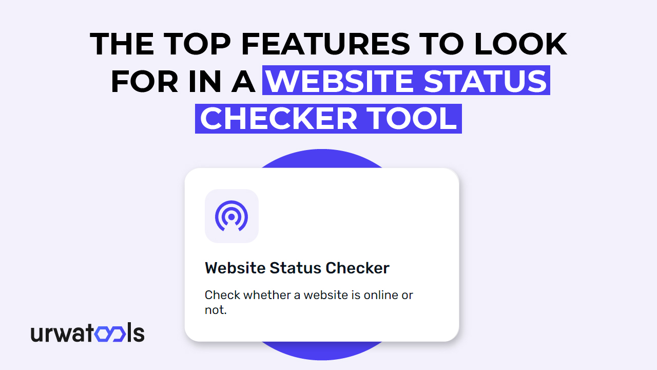 The Top Features to Look for in a Website Status Checker Tool