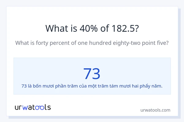 1% của 2 là bao nhiêu?
