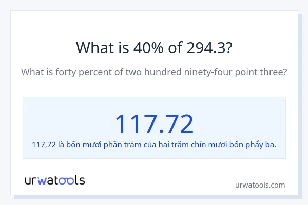 1% của 2 là bao nhiêu?