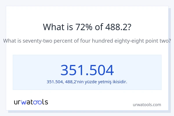 488.2'nin %1'i nedir?