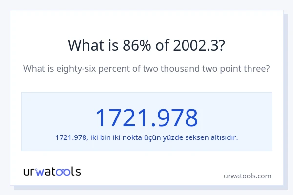 2002.3'nin %1'i nedir?