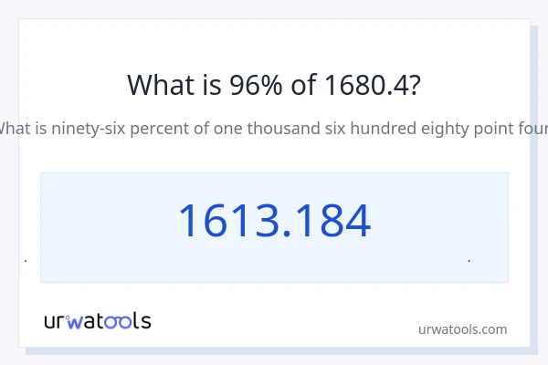 96% از 1680.4 چقدر است؟